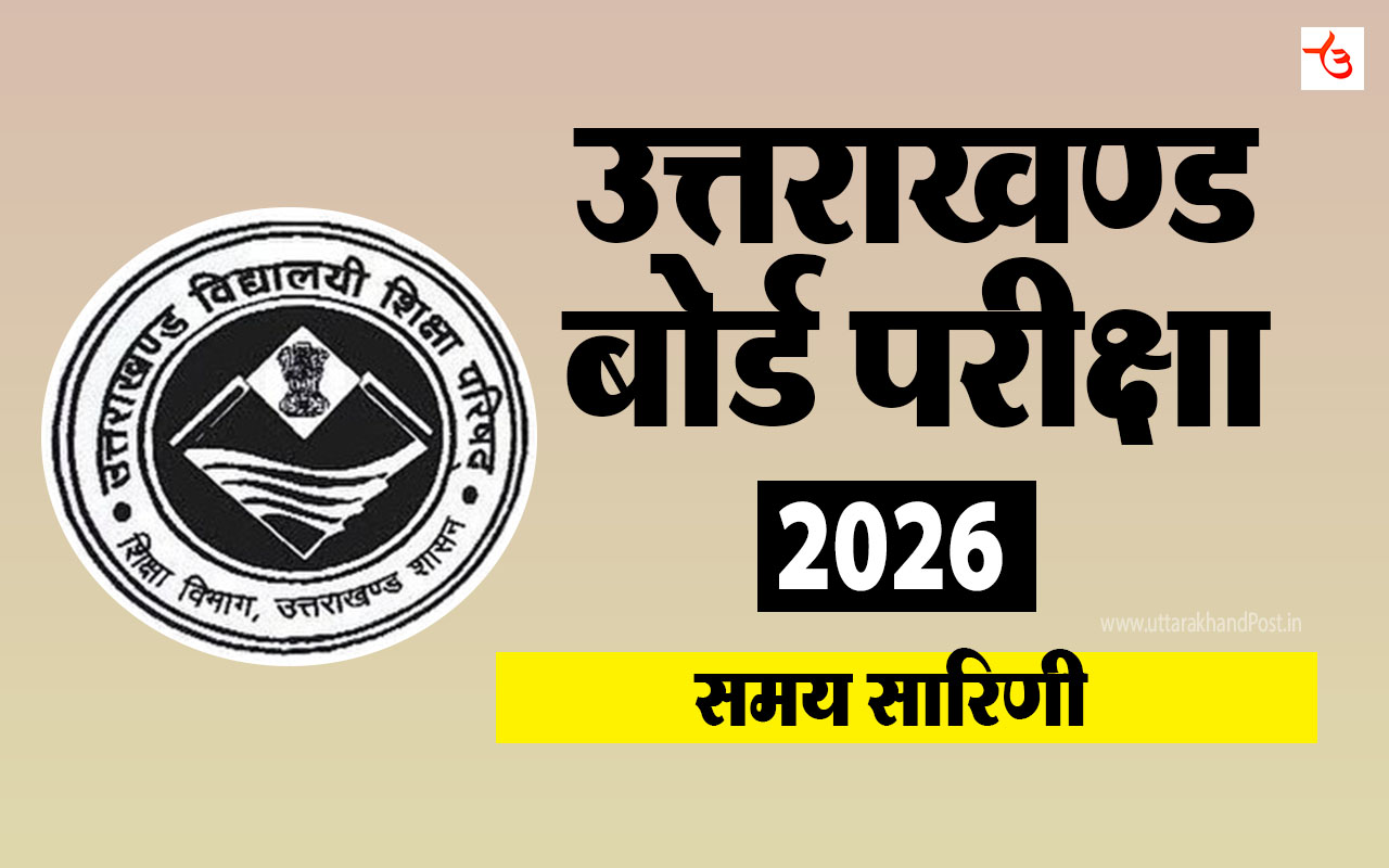 uttarakhand board exam date sheet 2026
