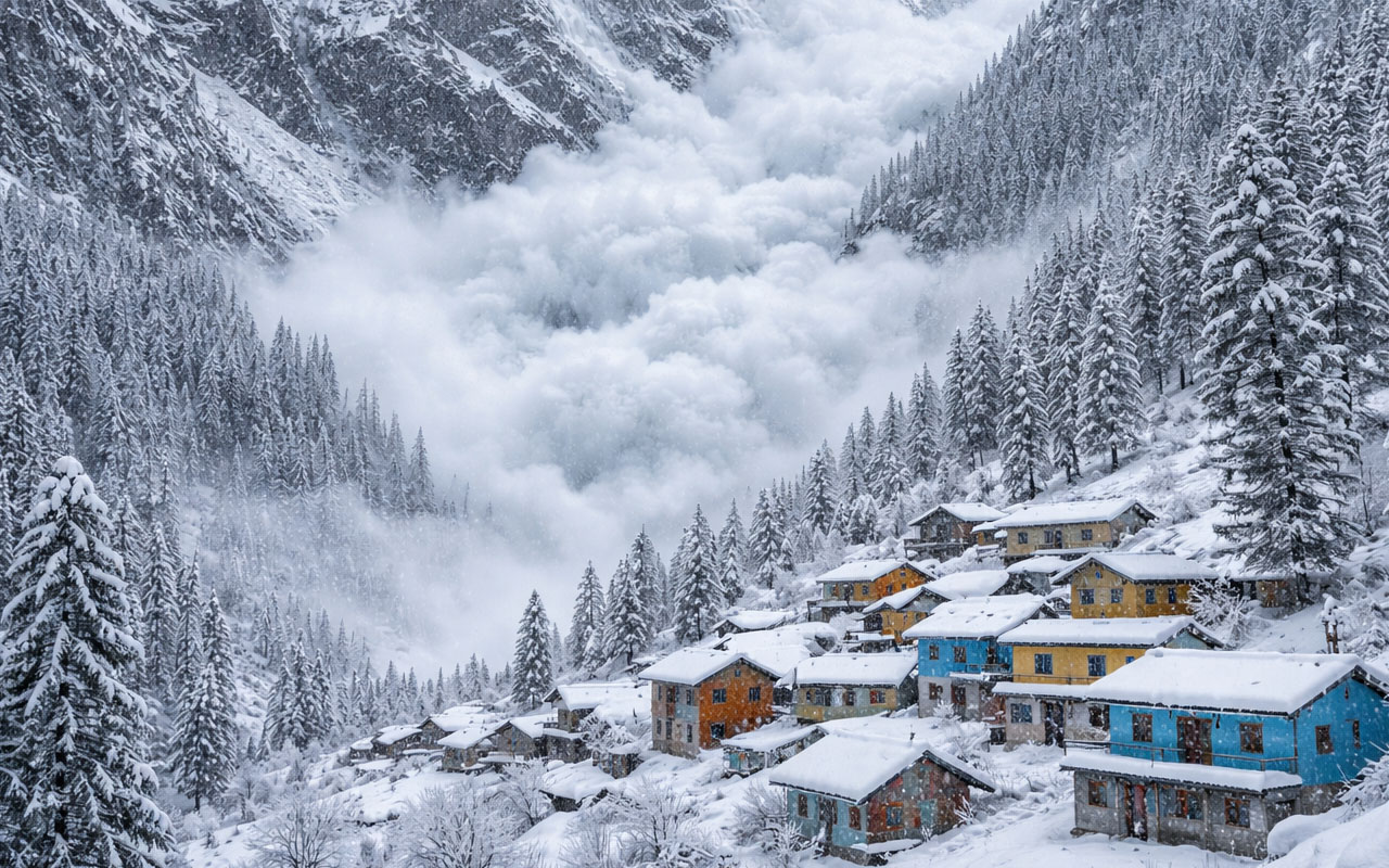 उत्तराखंड में बर्फबारी और हिमस्खलन का खतरा