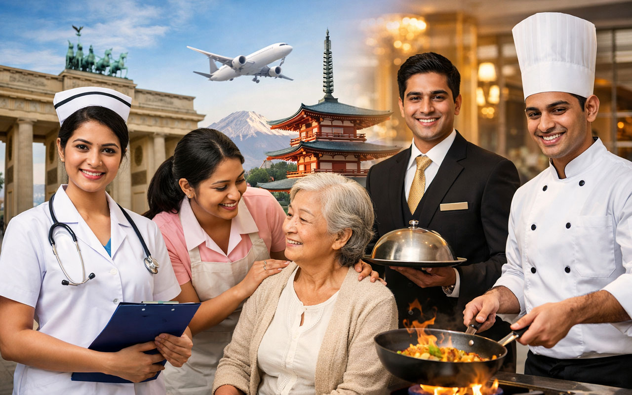 विदेश में नौकरी का सुनहरा मौका